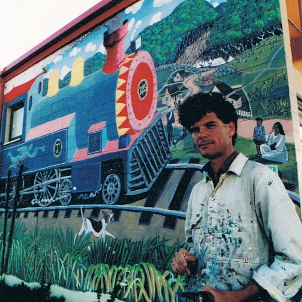 Gerard Crewdson's Johnsonville Train Station mural